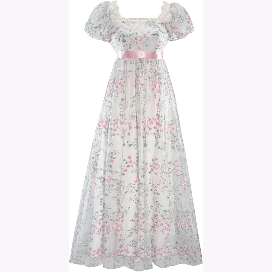 Pink Embroidery Empire