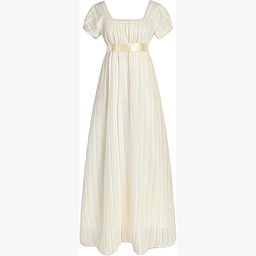 Yellow Puff Gown