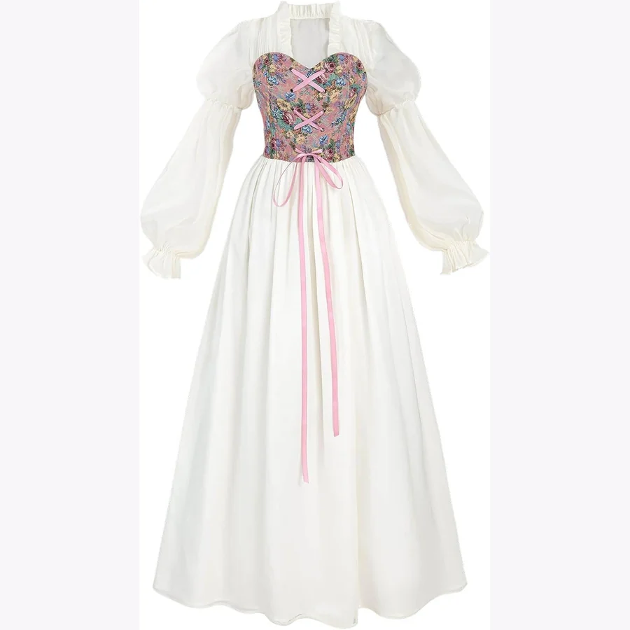 Floral Empire Tea Dress